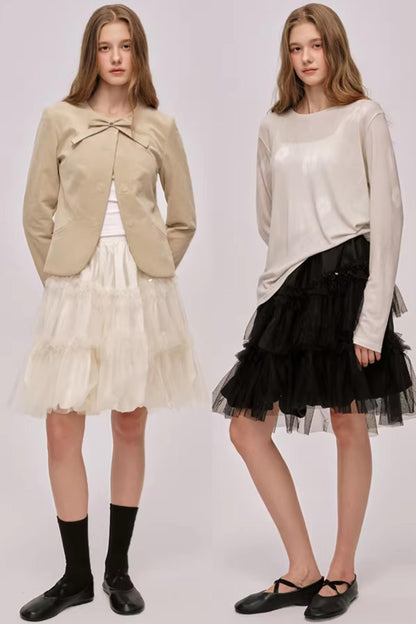 Aurora Lace Mesh Skirt