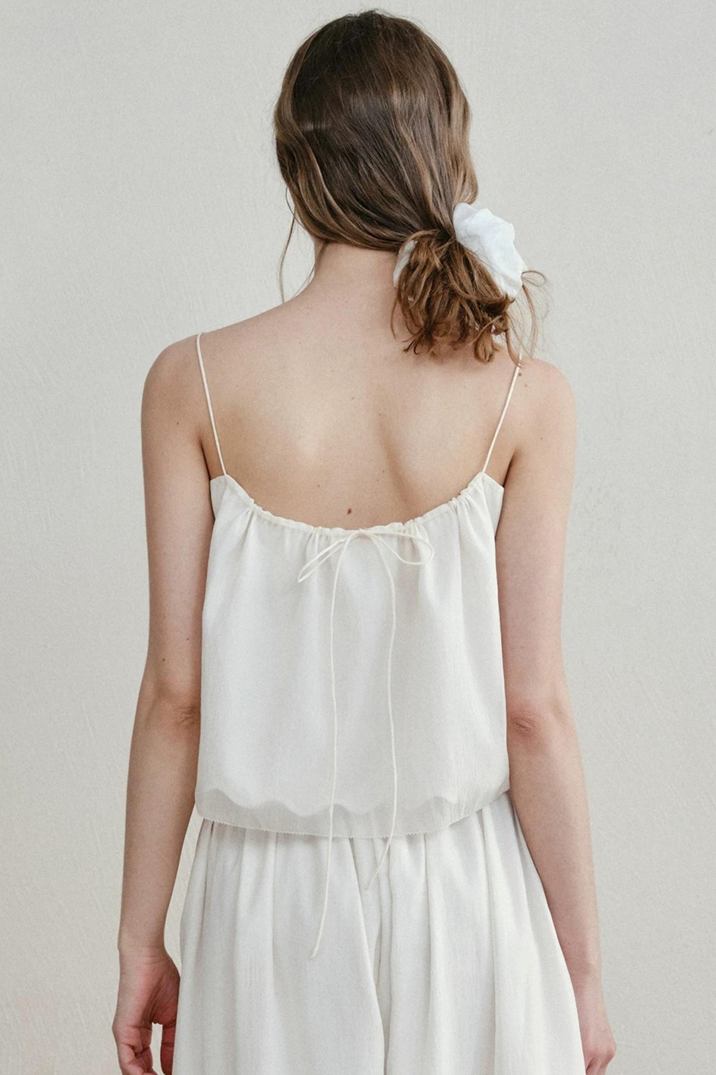 Cloud Puff Mesh Scrunchie
