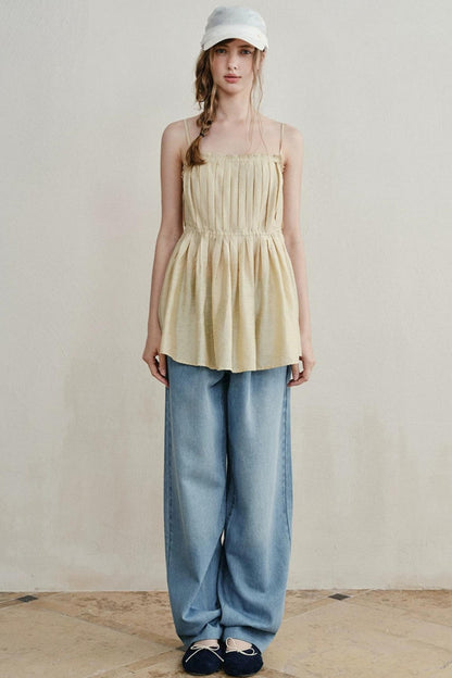 Sea Salt Washed Denim Pants