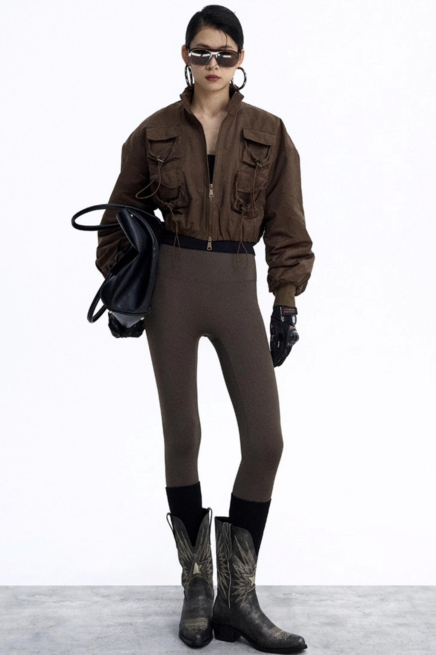 Pig Nose Multi-Pocket Flight Jacket