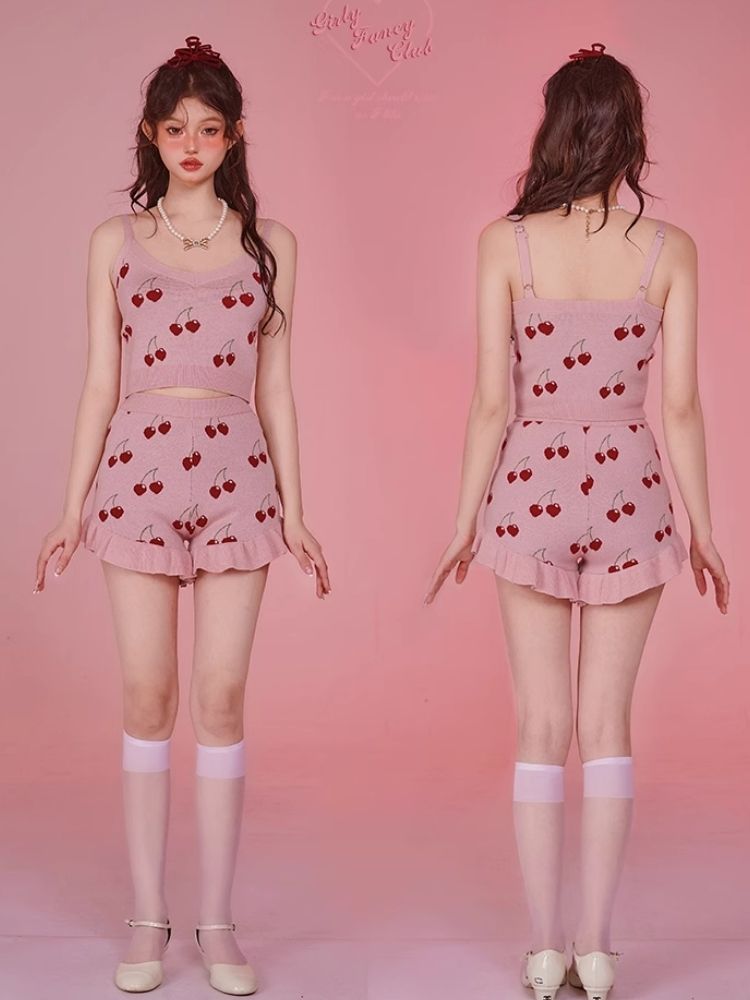 Pink Sweet Lust Knit Set