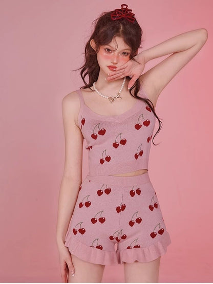 Pink Sweet Lust Knit Set