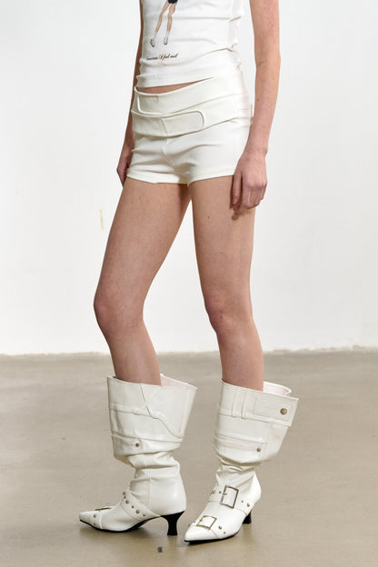 Chic Splice Hot Pants