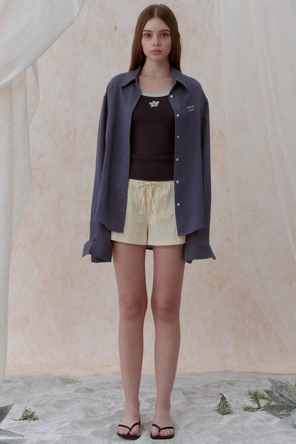 Evening Linen Blend Shirt