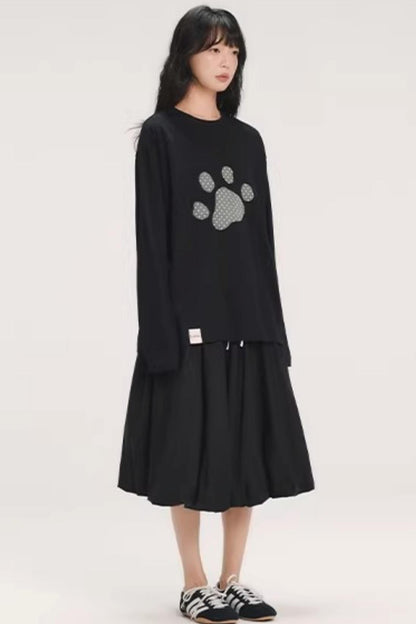 Dog Paw Polka Dot T-Shirt
