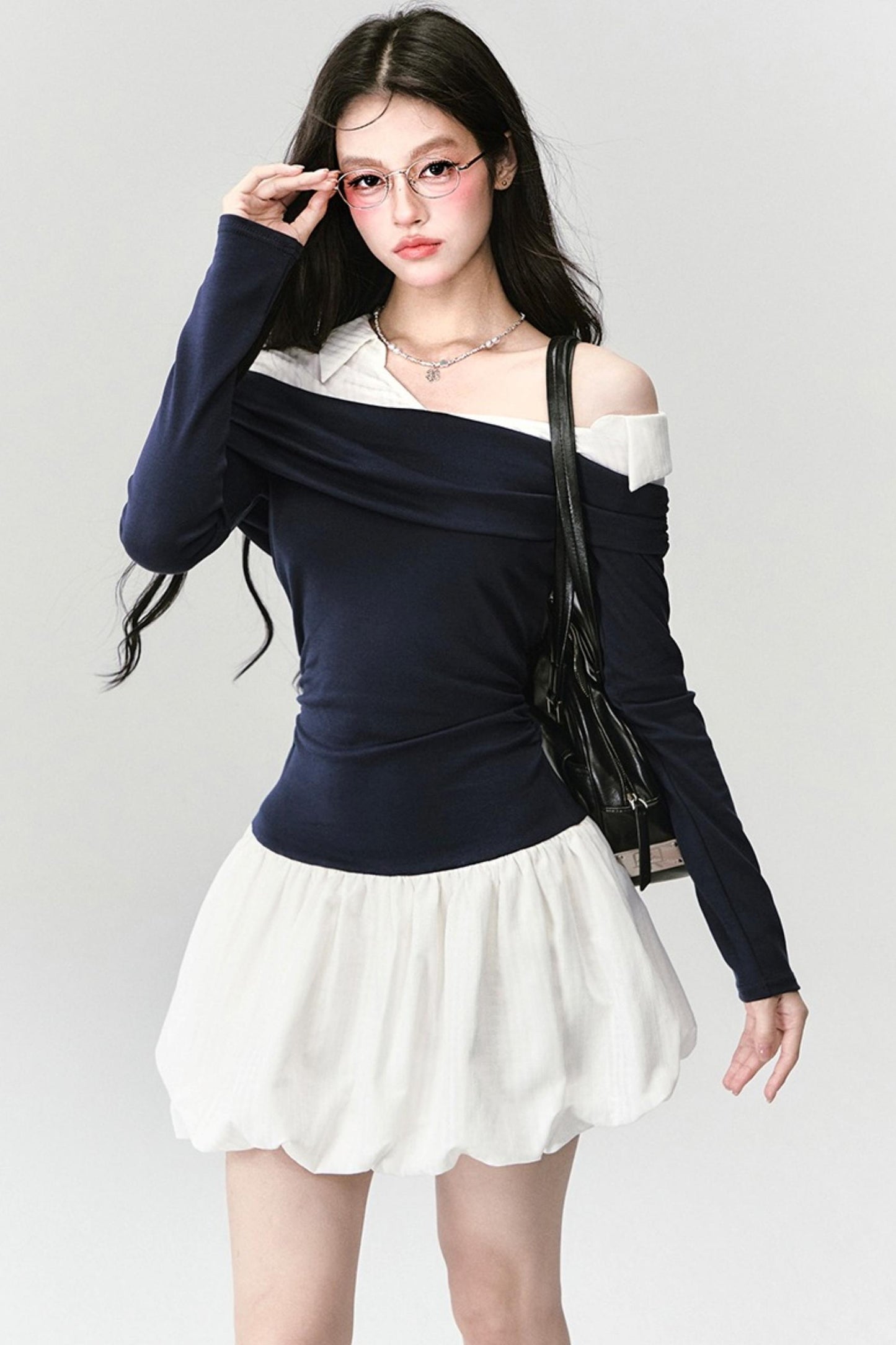 Fragile Flower Bud Puffy Dress