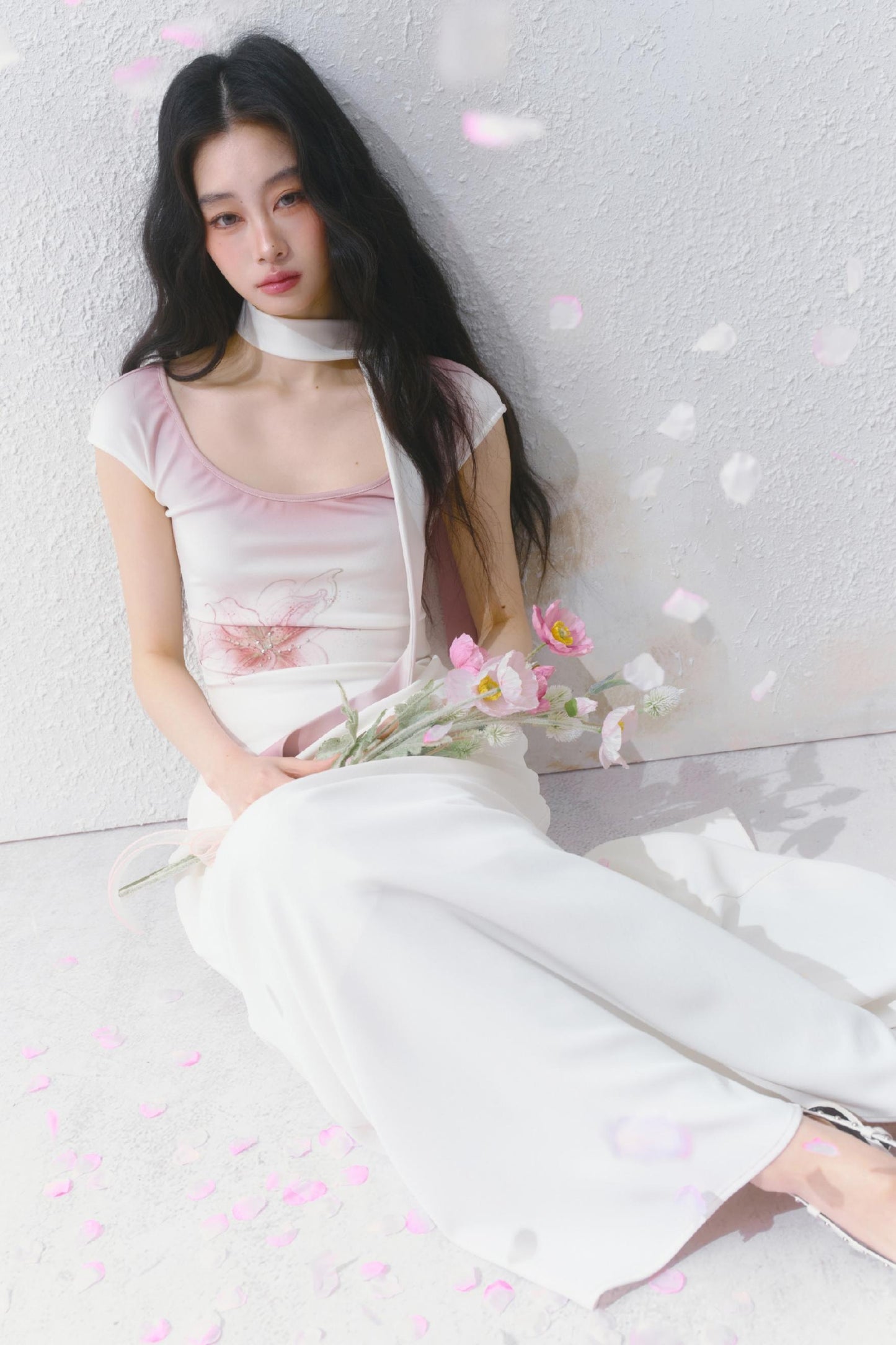 Elegance Tantalum Print Dress