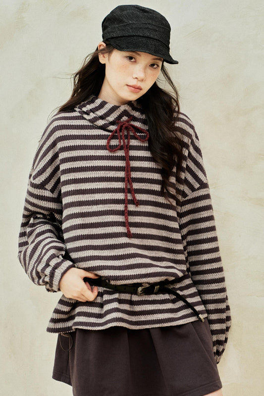 Artist-Created Striped Knit Dress