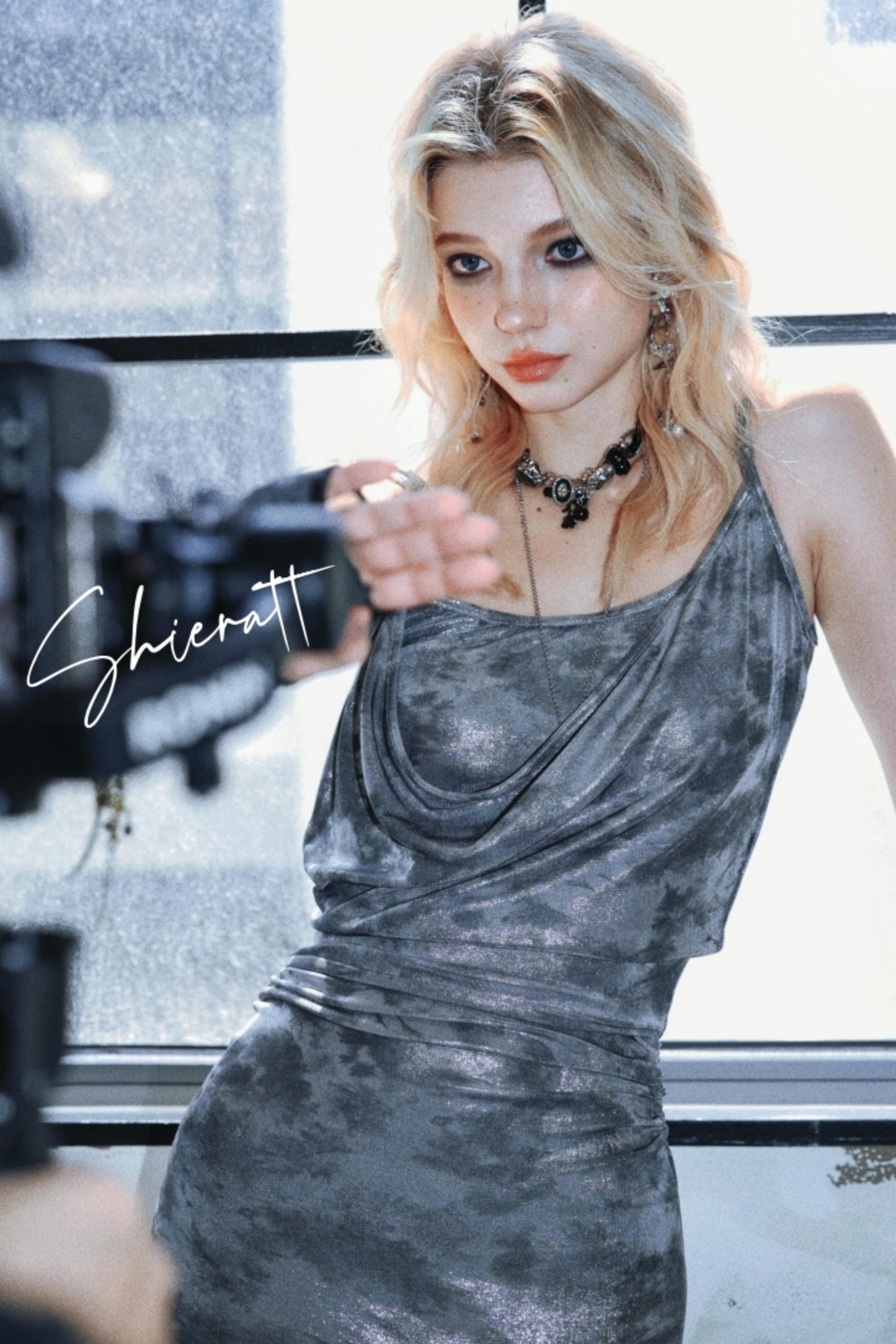 Urban Night Halter Asymmetrical Dress