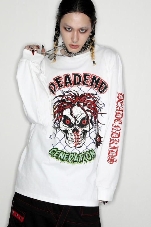 Dunkel Skull Oversized Top 