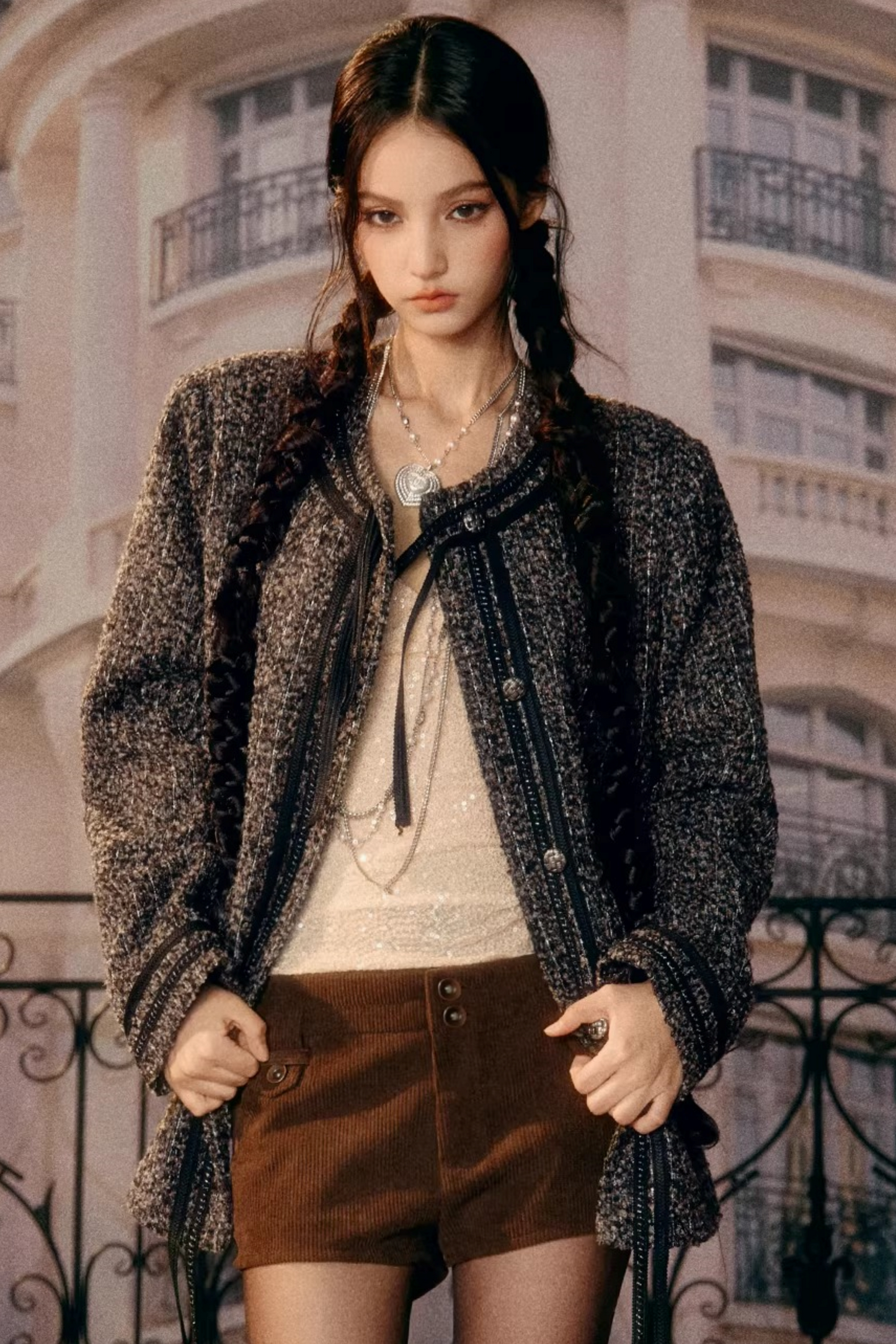Vintage Tweed Chanel Jacke