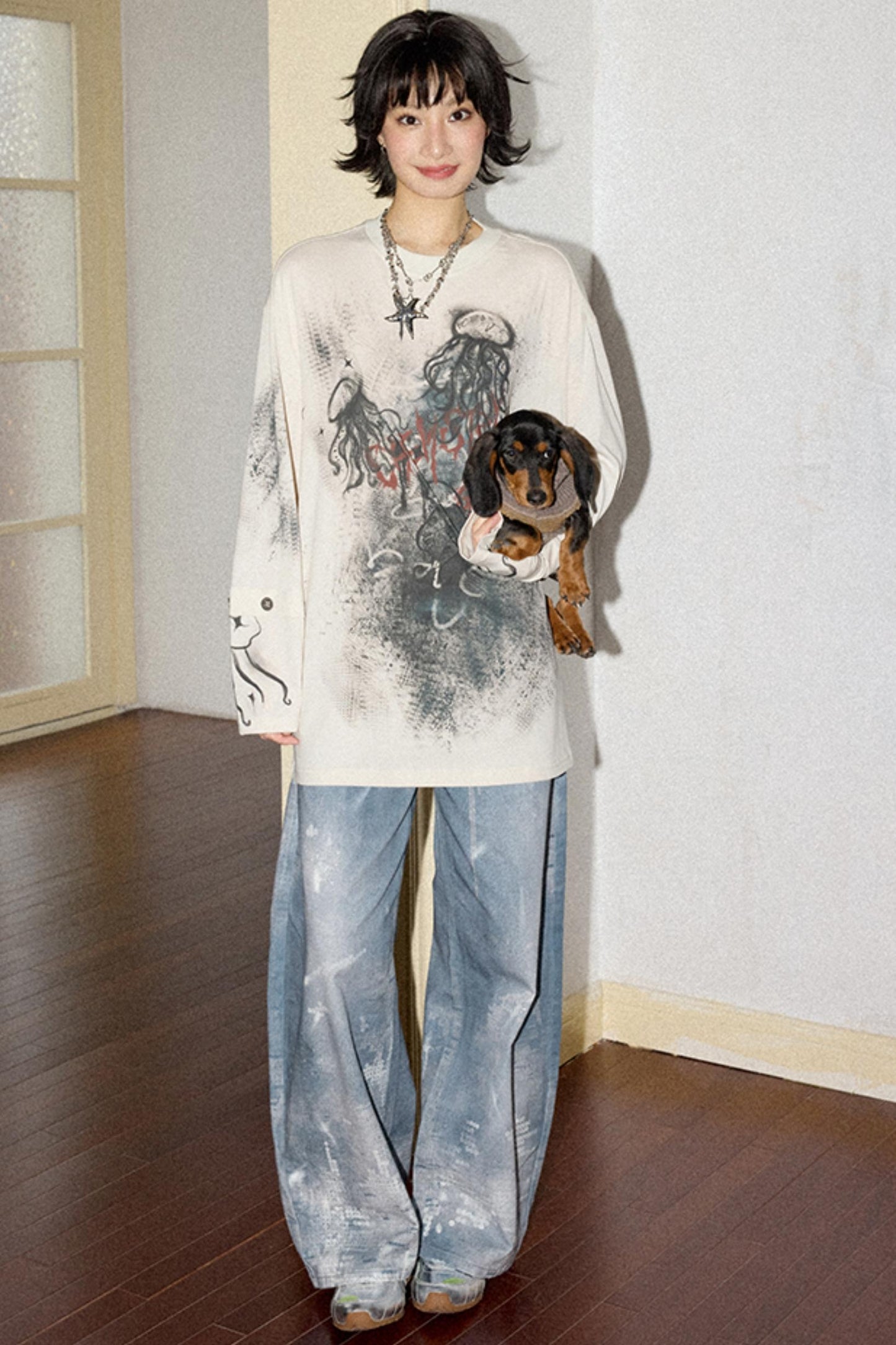 Tidal Gravity Peplum Tee