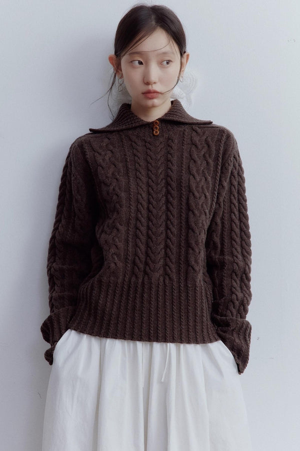Embossed Woolen Top