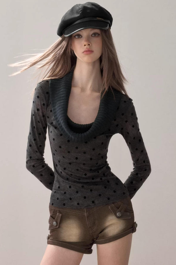 Retro Polka Dot T-Shirt