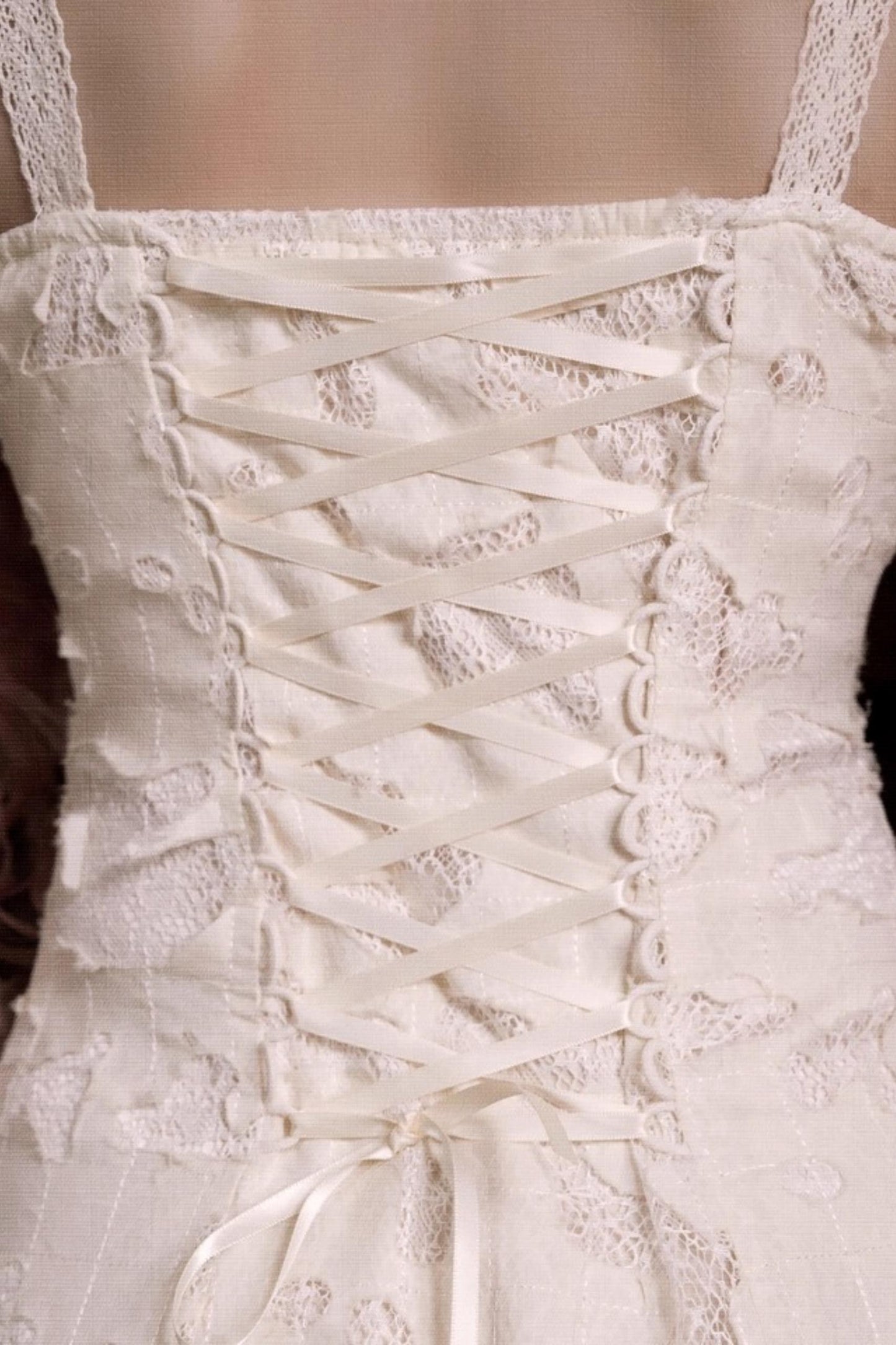 Love Heart Lace Slip Dress