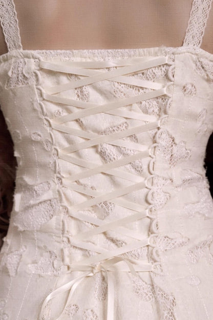 Love Heart Lace Slip Dress