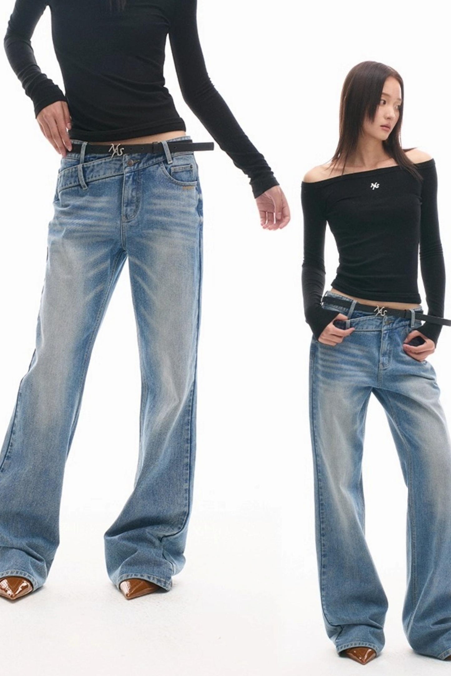 High-Line Logo Leather Belt