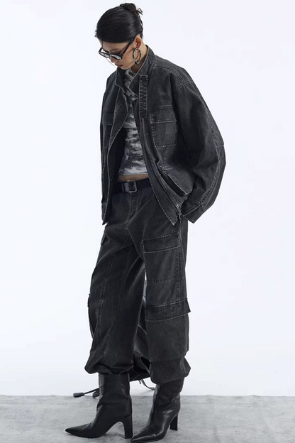 Abnehmbarer Kunstfellkragen gepolsterte Jacke