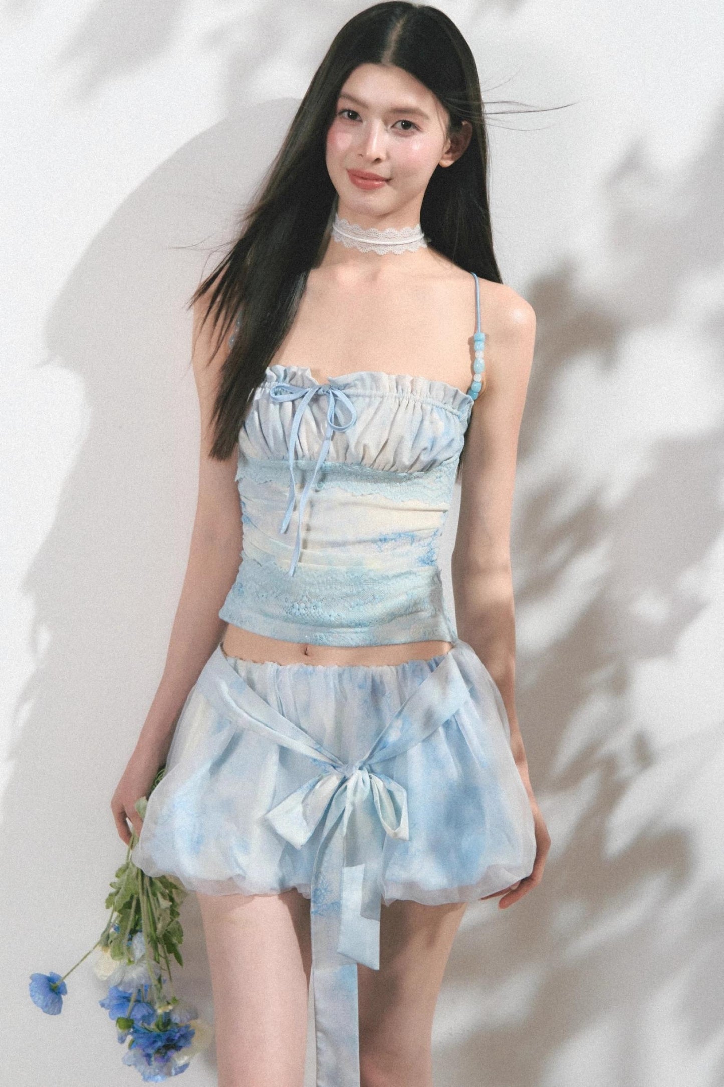 Sea Salt Jasmine Bustier Skirt