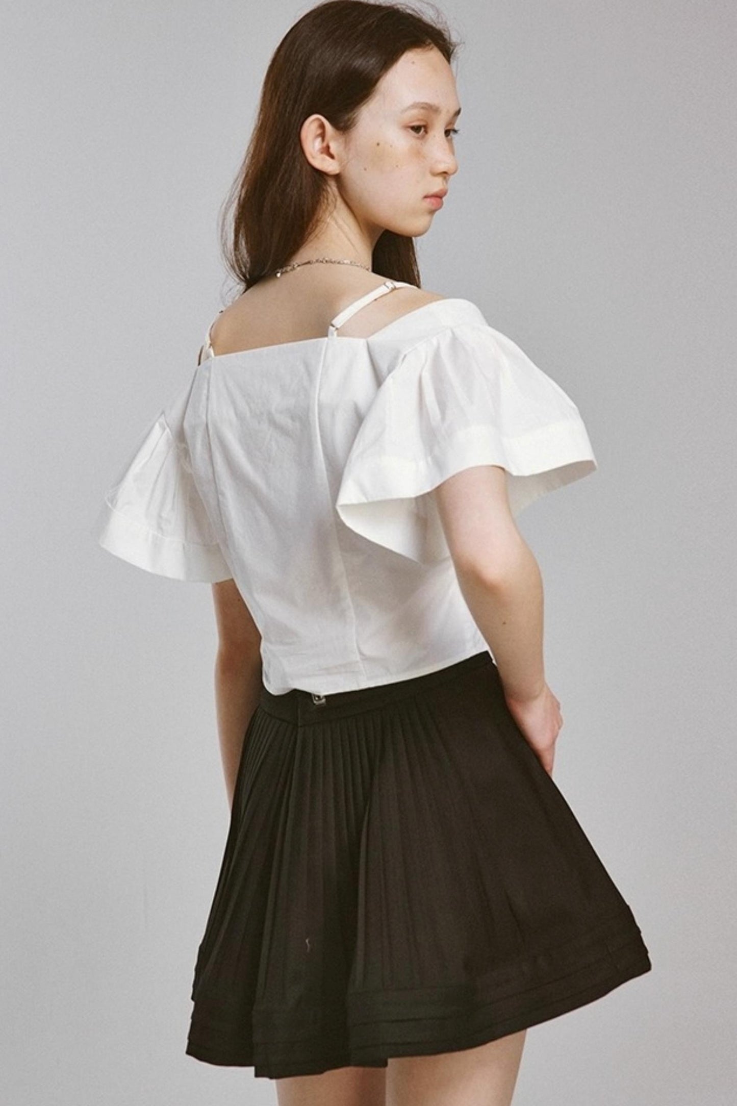 Paris Vacation Embossed Crop Top