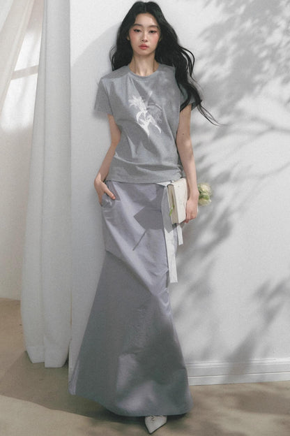 Floral Print Summer Short Sleeve Top