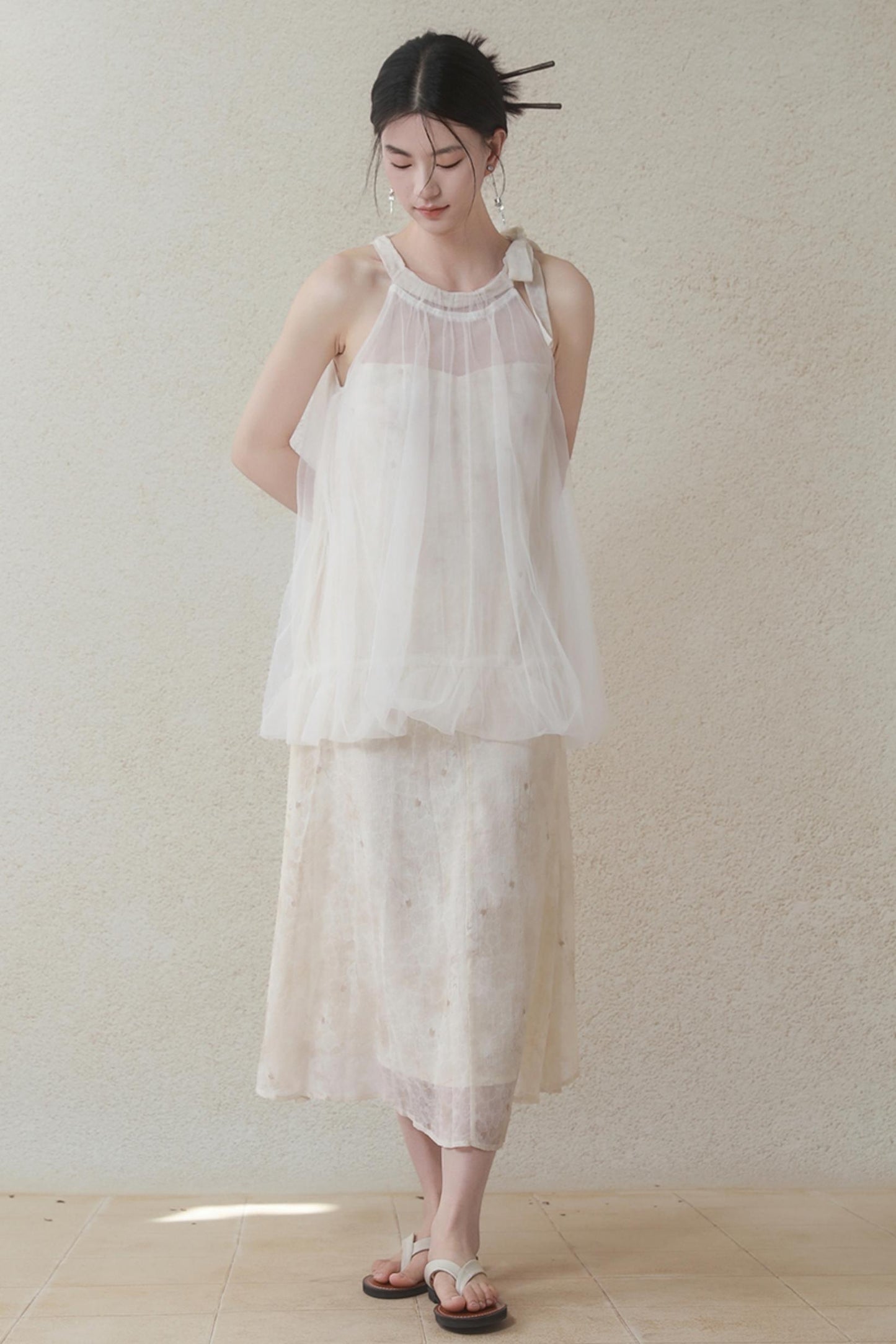 Summer Cloud Mesh Dress