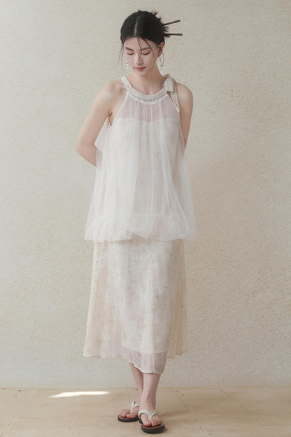 Summer Cloud Mesh Dress