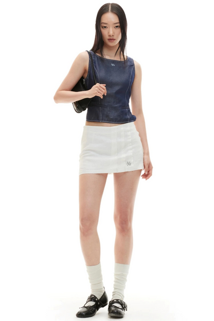 Lyocell Linen A-Line Skirt