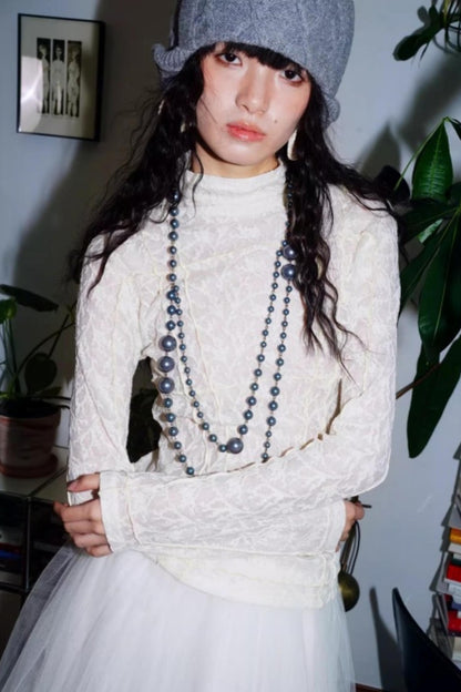 Split Knitted Base Layer Top