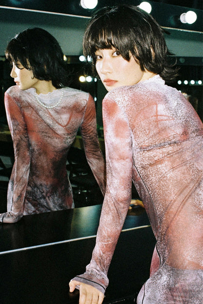 Neon Graffiti Long Sleeve Tee