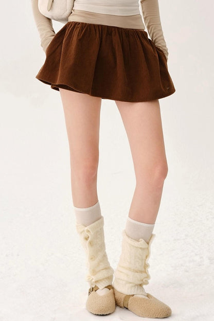 Warm Wool Blend Knit Socks