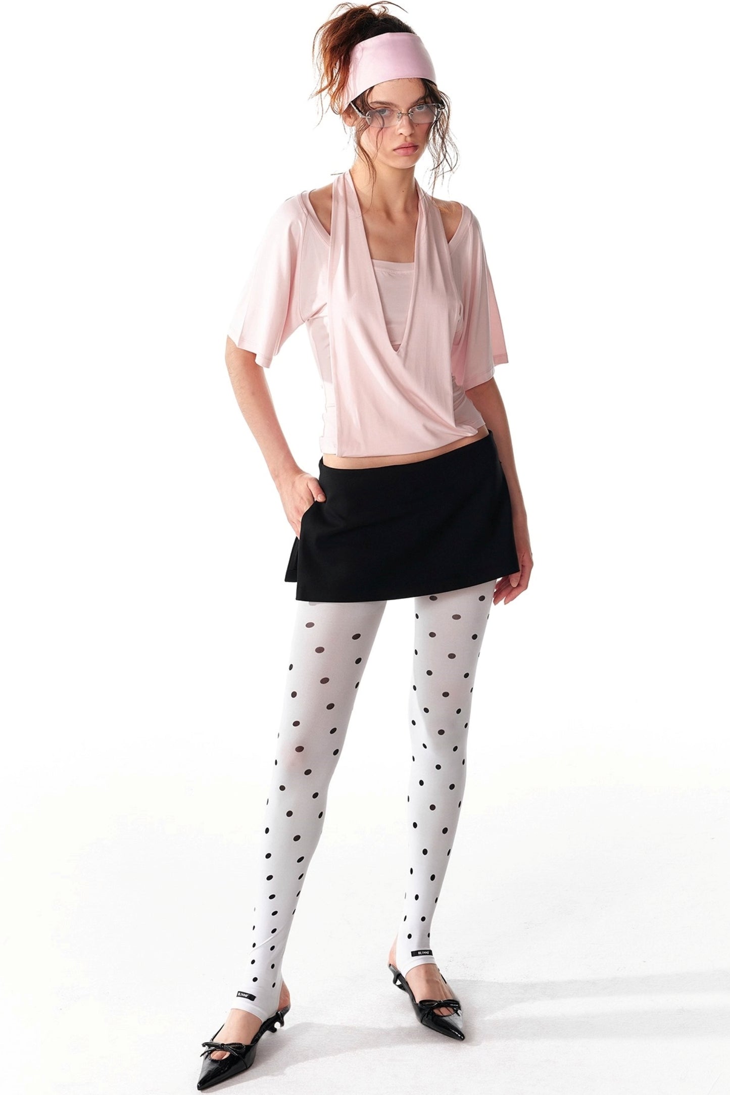 Soft Skin-Friendly Halterneck Stretch T-Shirt