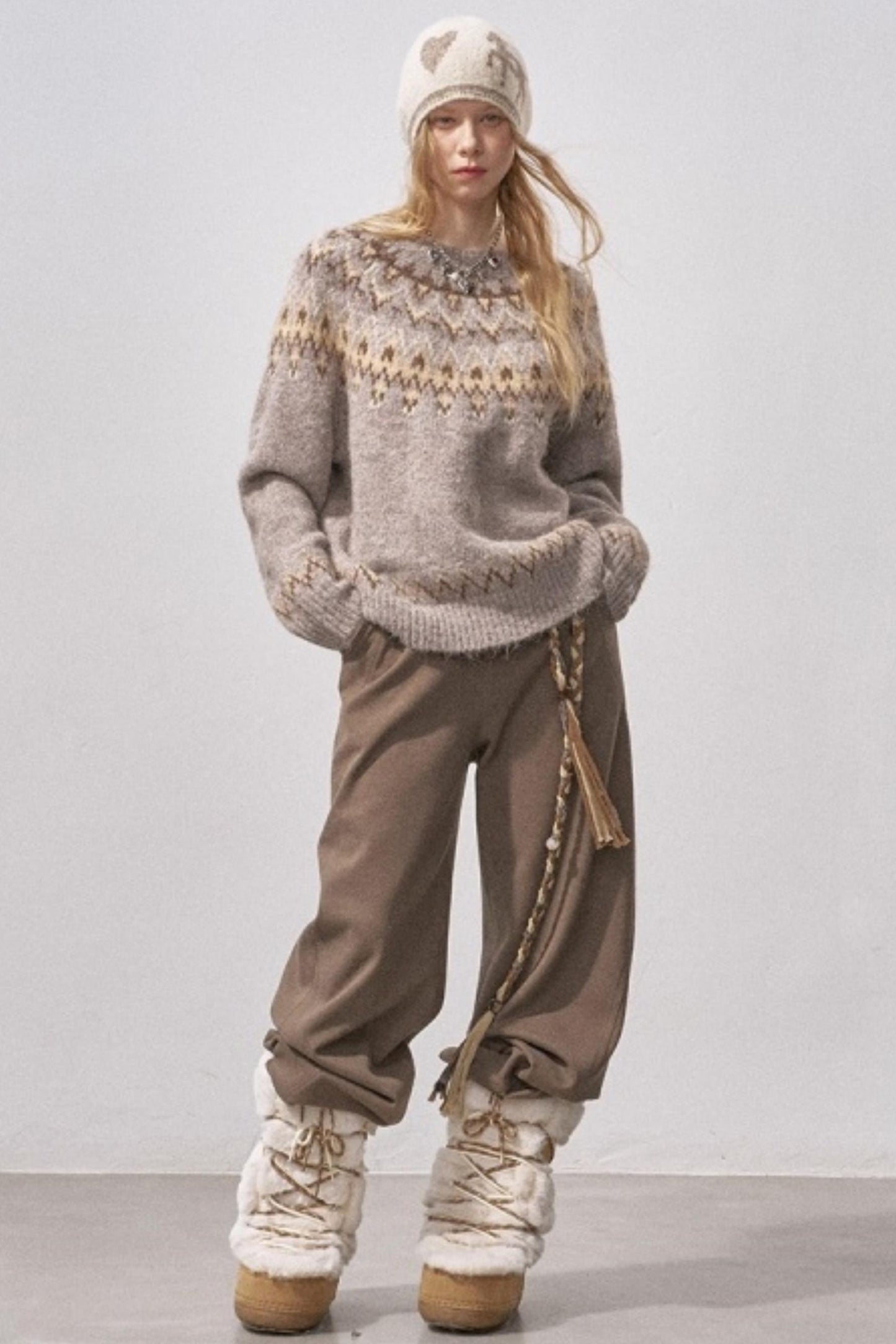 Fair Isle Knit Sweater