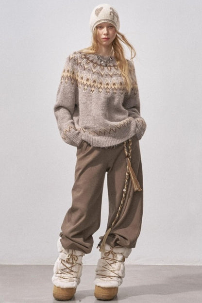 Fair Isle Knit Sweater