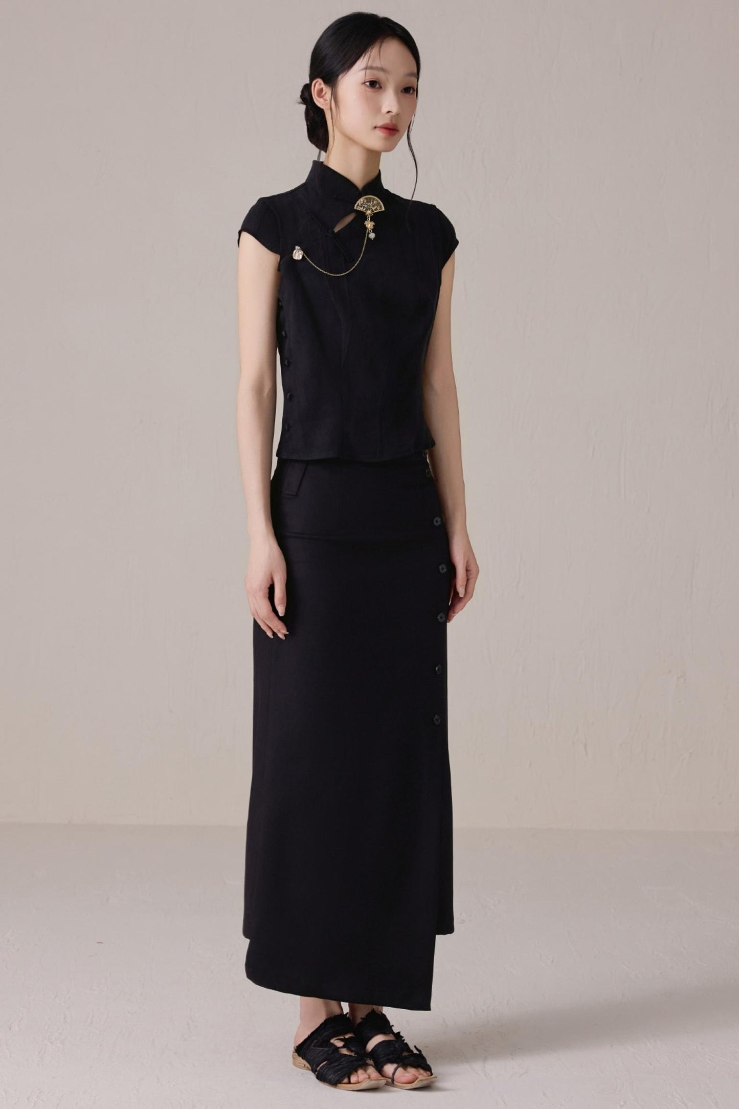 Black High-Waist Skirt