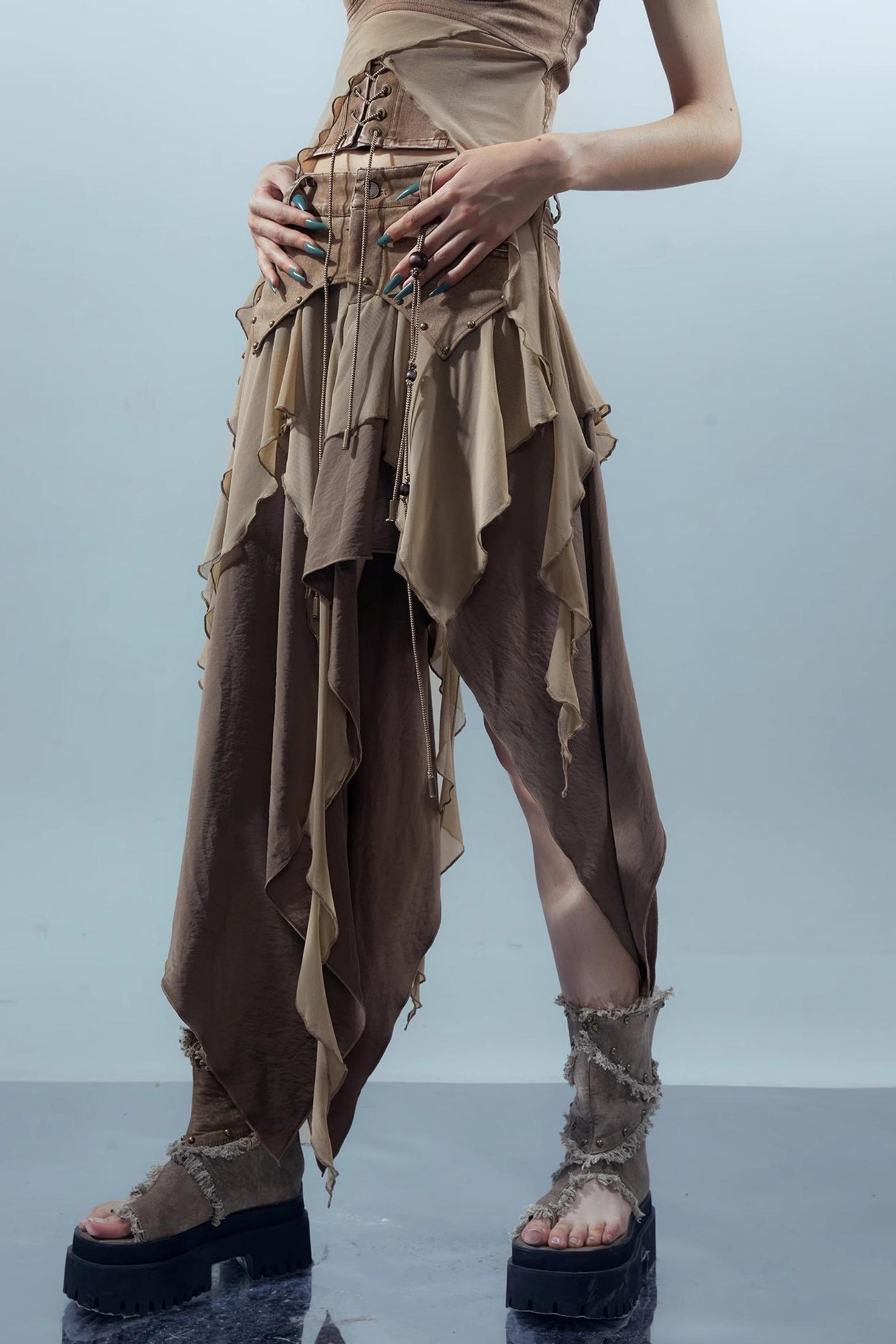 Eclectic Asymmetrical Skirt