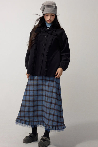 Lake Blue Fleece Knit Top