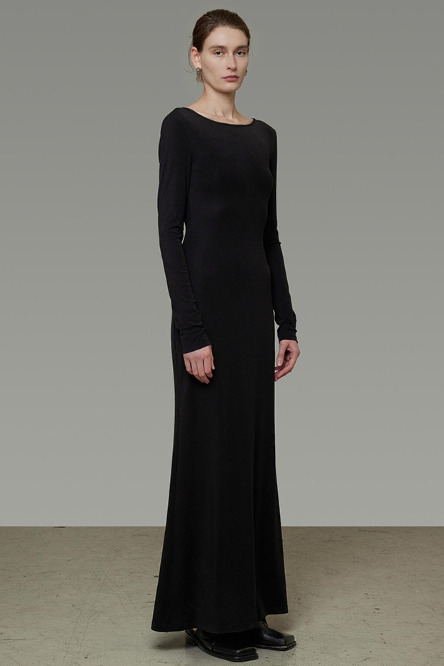 Black Slim Long Dress