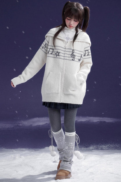 Fair Isle Knit Snow Socks Covers