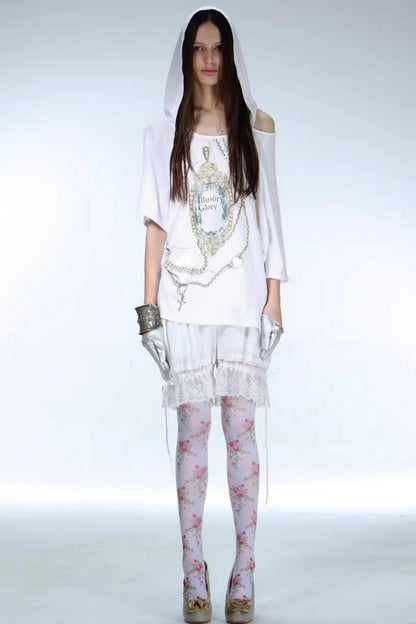 Retro Lace Bloomers Shorts