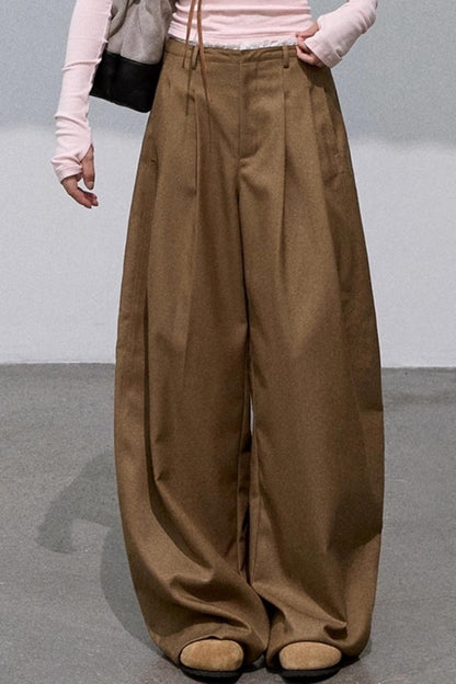 Embroidered Lace Casual Scimitar Wide-Leg Pants