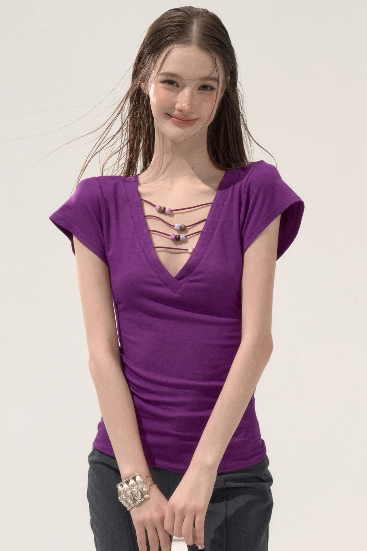 Pure Desire Beaded Top