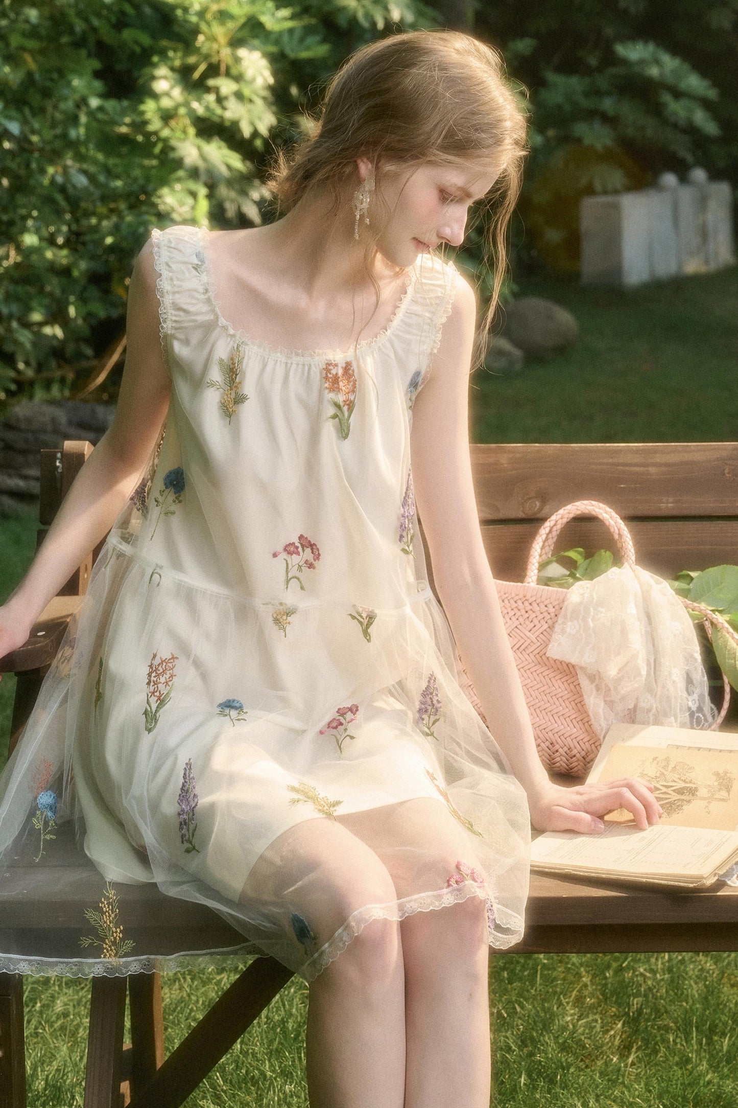 Galaxy Floral Camisole Dress