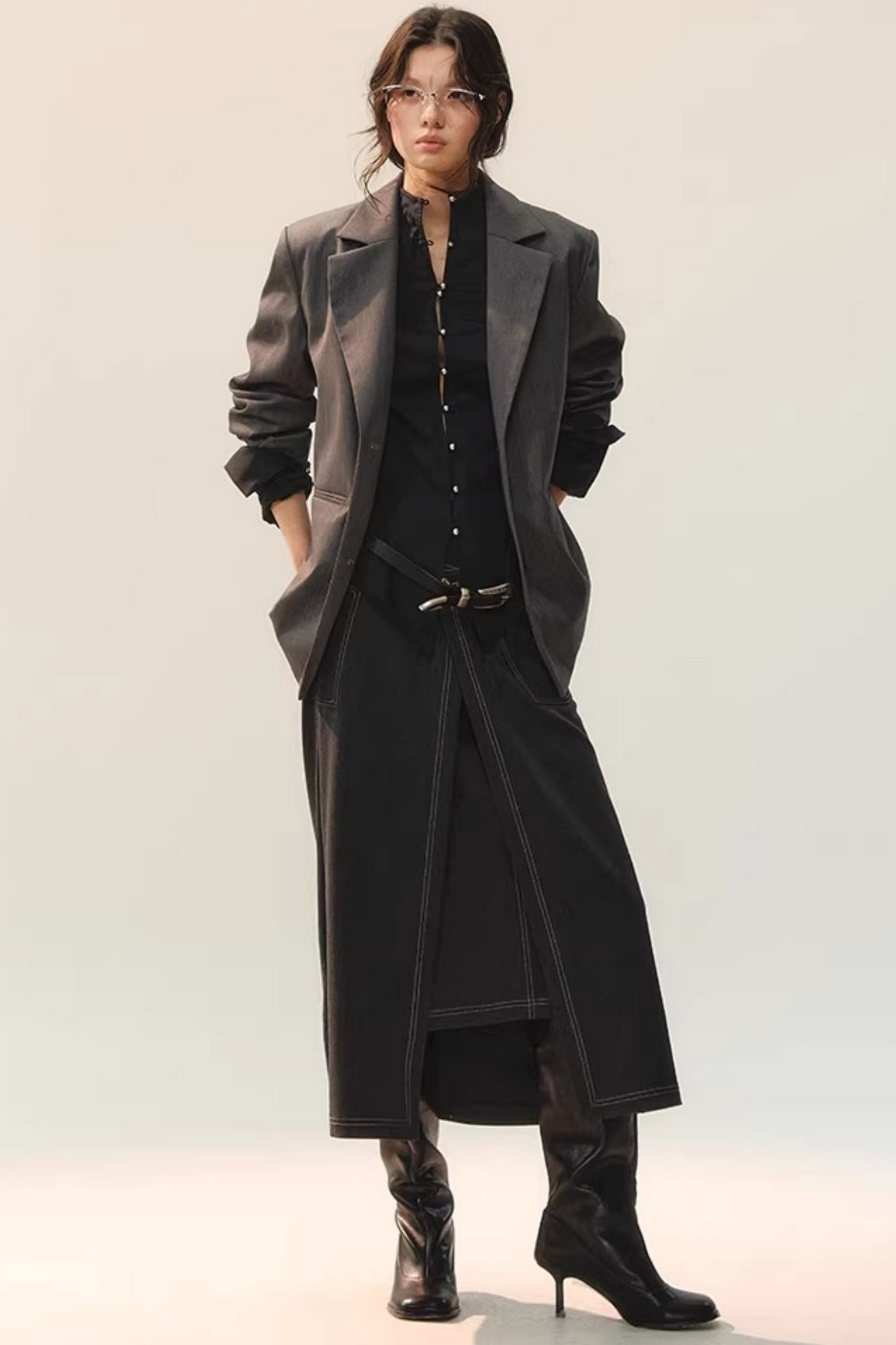 Night Wave Dekonstruierte Bluse
