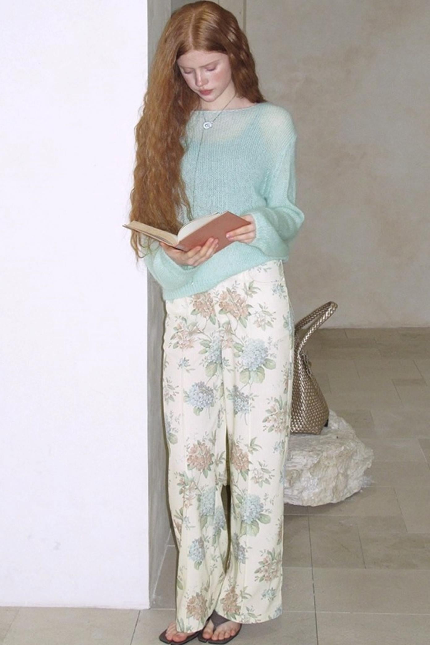 Fig Leaf Straight-Leg Pants