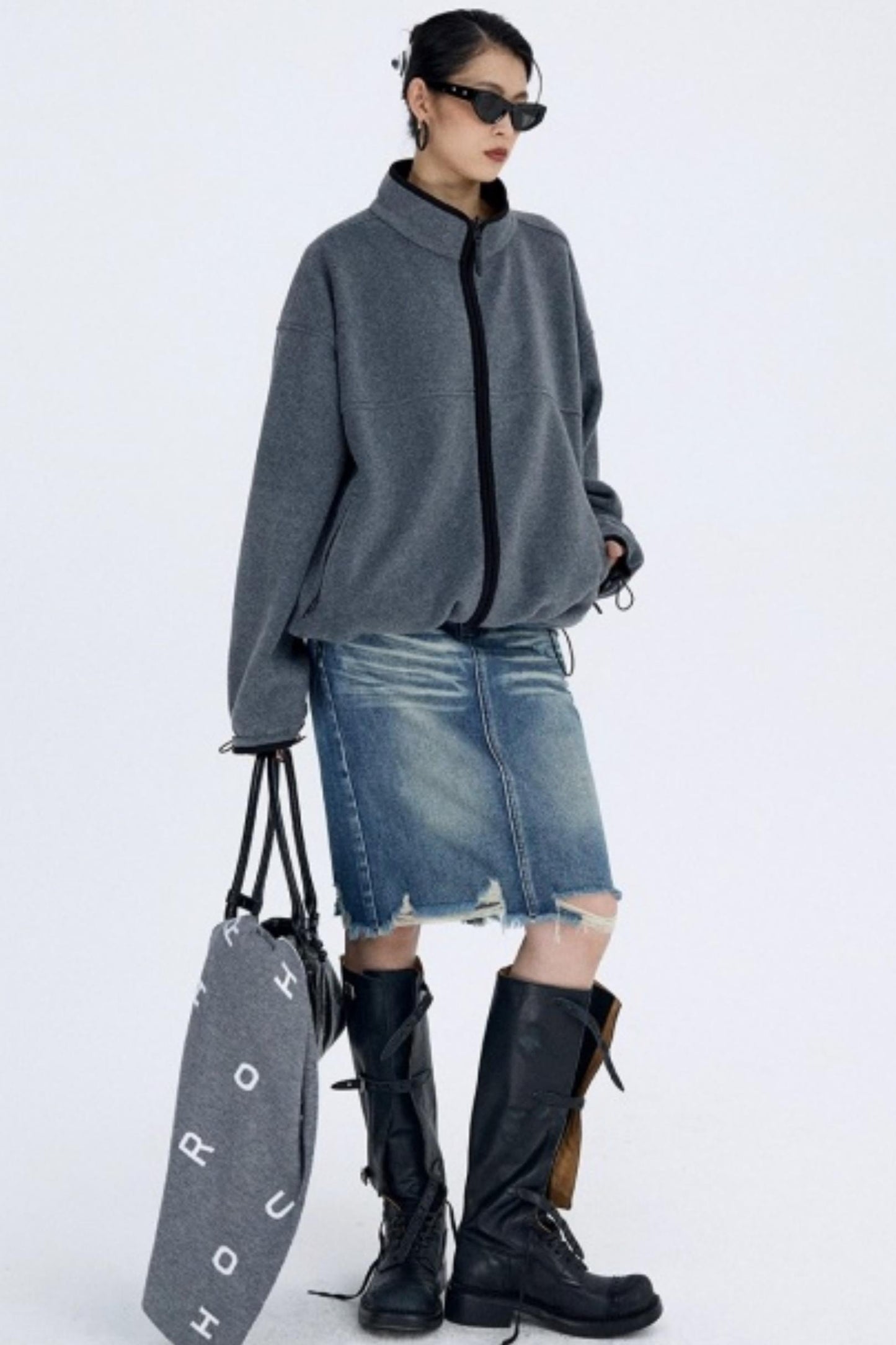 Seagull Gray Fleece Jacket