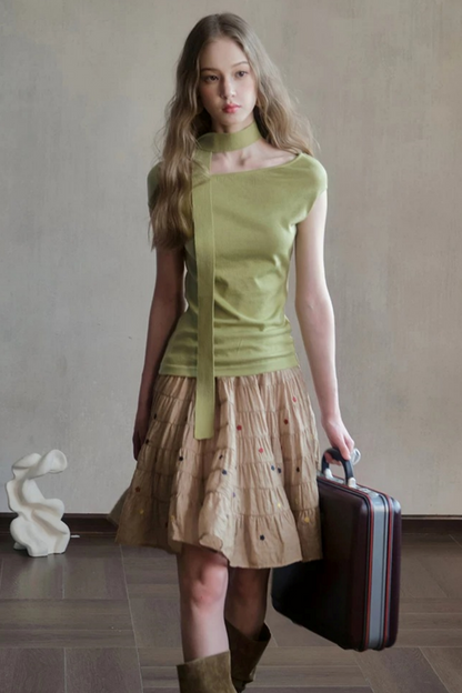 Sparkling Polka Dot Skirt
