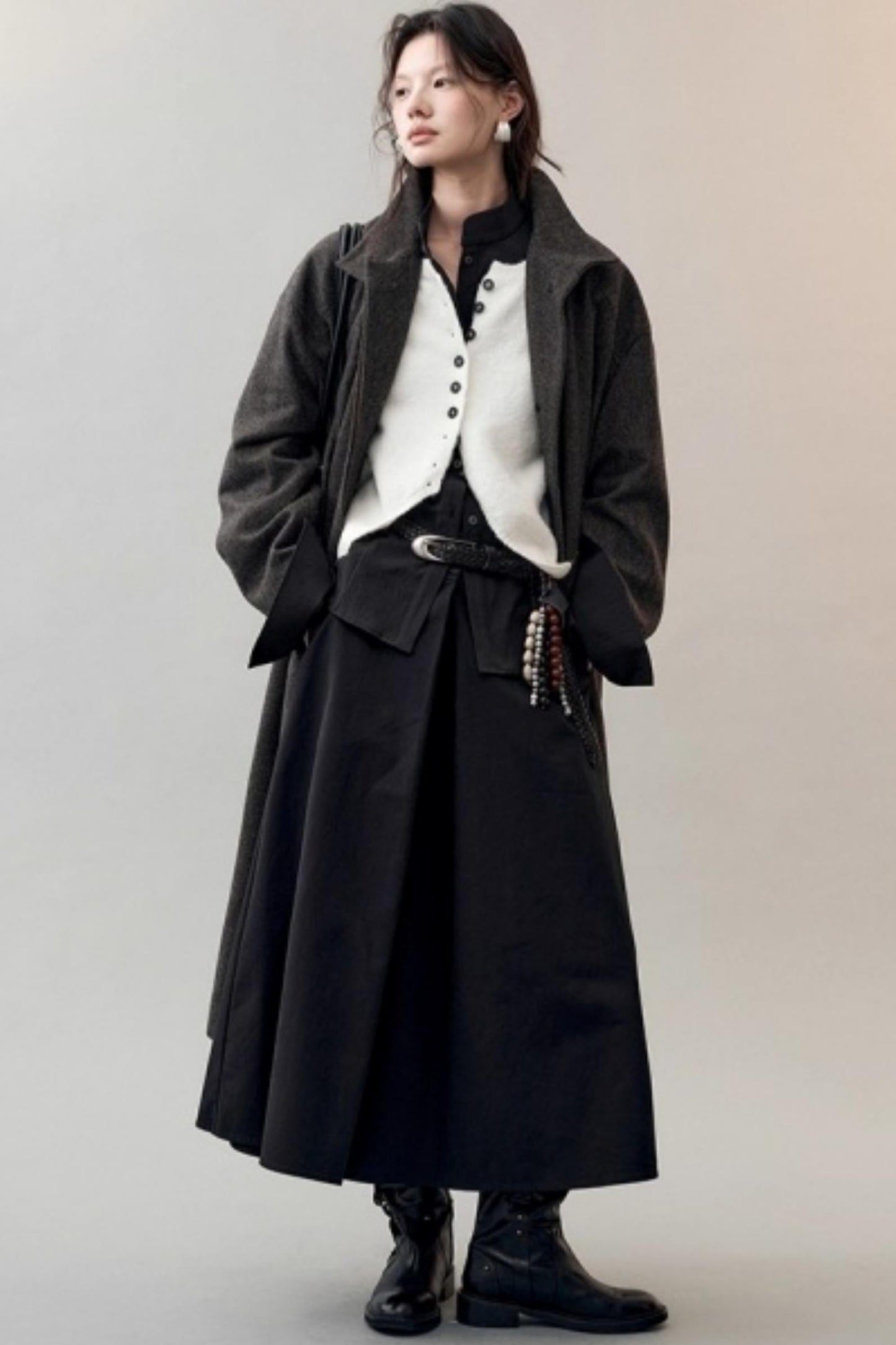 Chic Waist Deconstructed Skirt