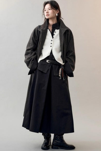 Chic Waist Deconstructed Skirt