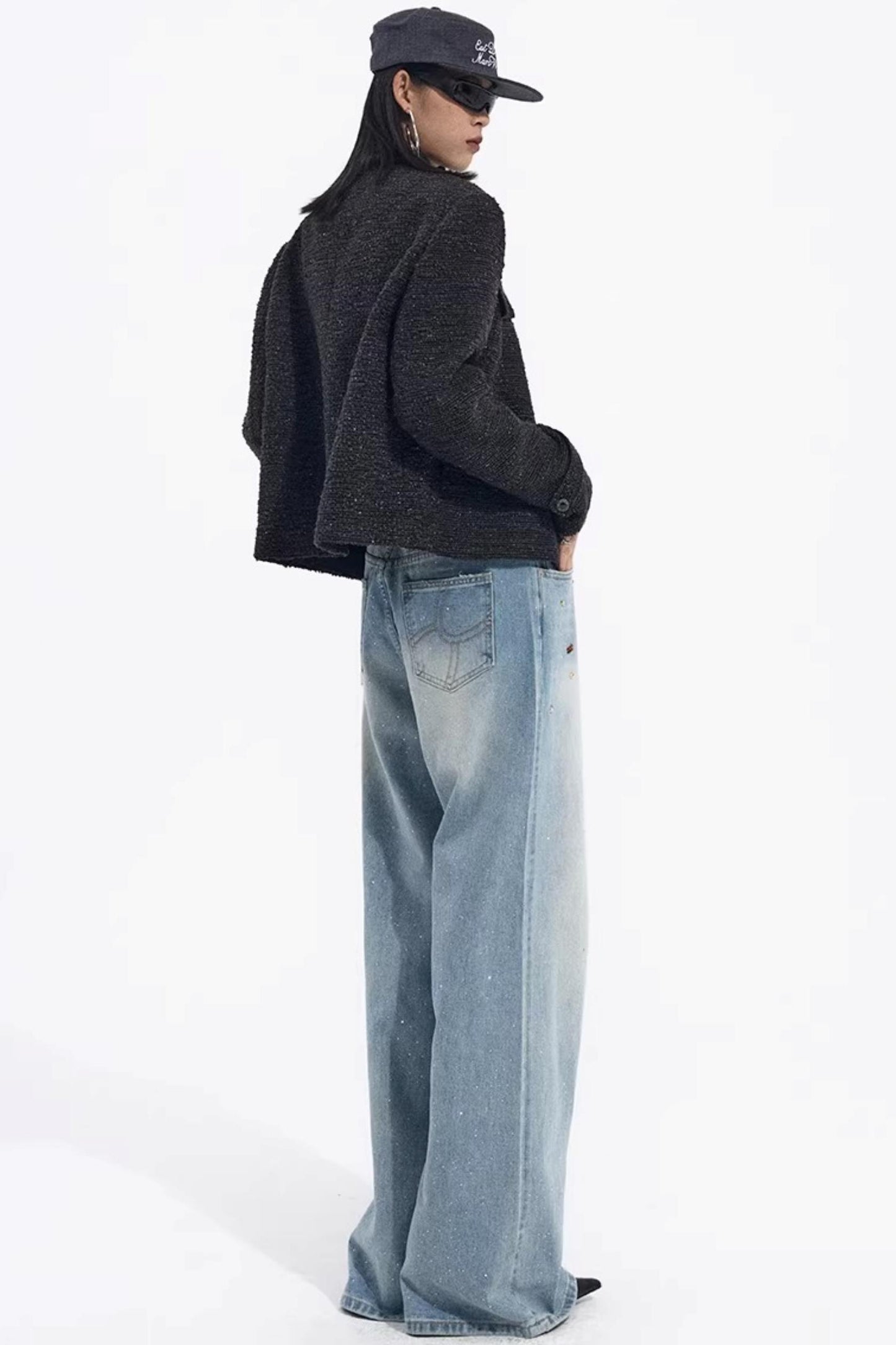 Starry Sky Gemstone Jeans